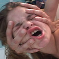Nasty toilet whore licking the floor
