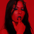 Naked demon girl dances for the devil