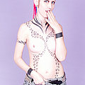 Punk rebel Jax shows off her amazing tattoos