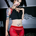 Goth Girl Fantasy Razor Candi with Big Black Toy