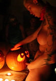 Danni goes dirty with pumpkins